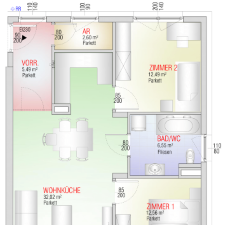 3-Zimmer-Wohnung